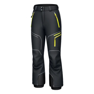 ski pants cloth sticker