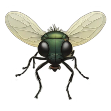 fly on the wall sticker