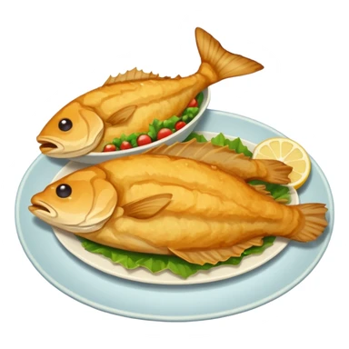 dishes with fried catfish sticker