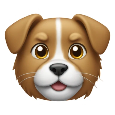 Animal that is Half dog and half cat sticker