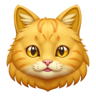 yellow cat (looks like this 😸😺🐱) with tears streaming down its cheeks (like this 😭) sticker