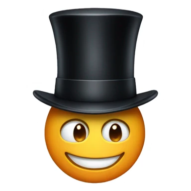 reddit head with a top hat sticker