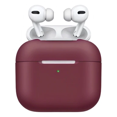 dark burgundy AirPods max sticker