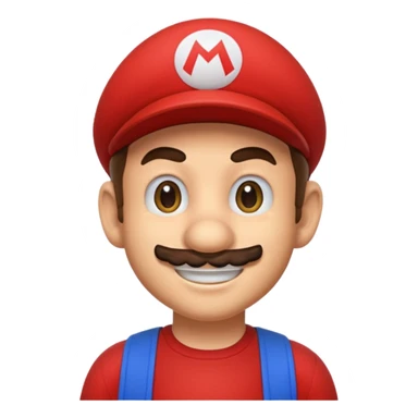 Super mario make the shirt red sticker