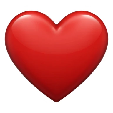 Red and black heart sticker