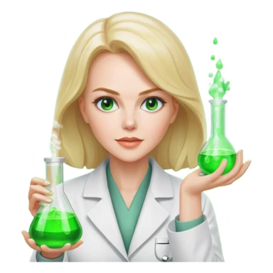 Nicole Kidman making green glowing potion  sticker