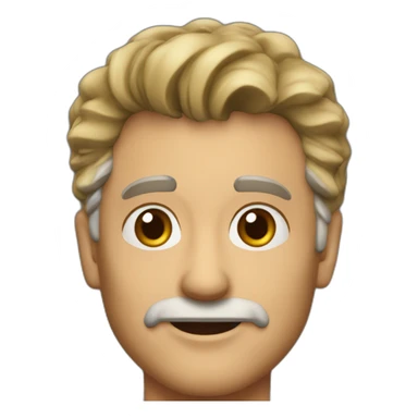 Axel Stett, 69 years old, stubbles sticker