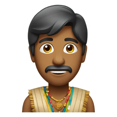 Indian in Colombia partying  sticker