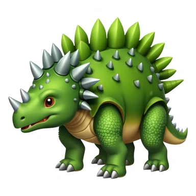 Stegosaurus emoji sticker