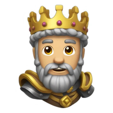 Clash royal King sticker