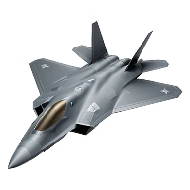 F-22 Raptor - Lockheed Martin (Model Year: 2020) (Iconic colour: Stealth gray) sticker