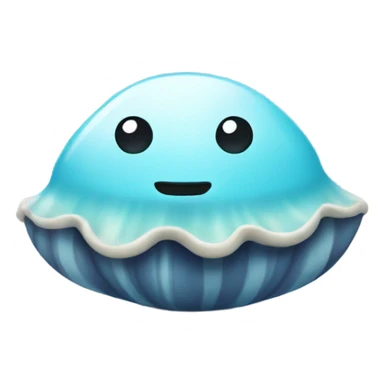 Clam with water sticker