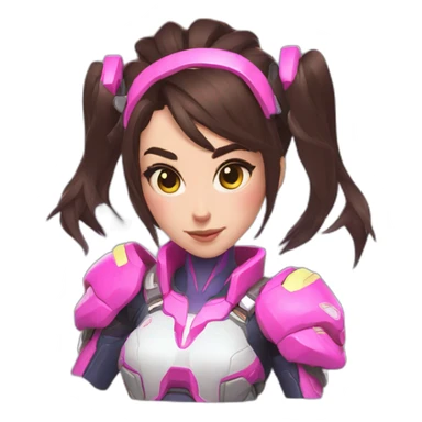 Overwatch d.va sticker