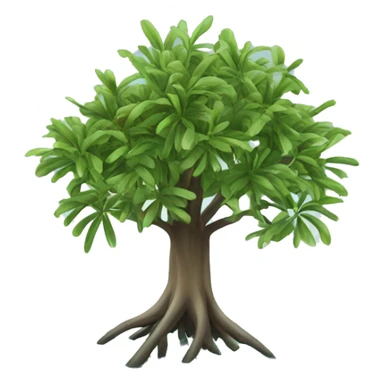 Mangrove tree in water sticker