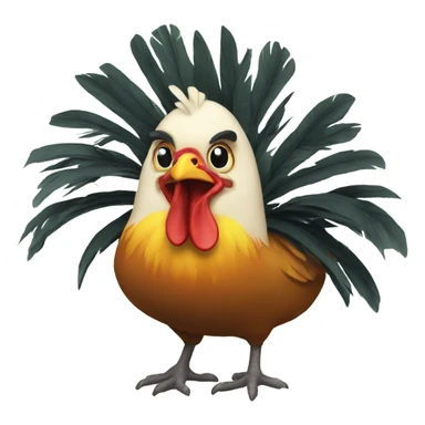 Jungle fowl  sticker