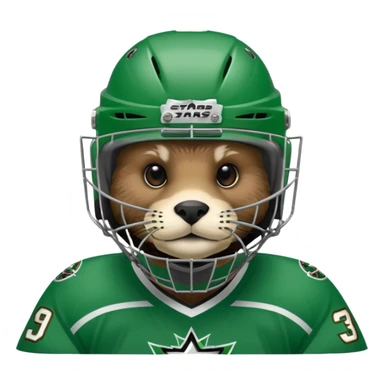 Otter Dallas Stars Goalie sticker