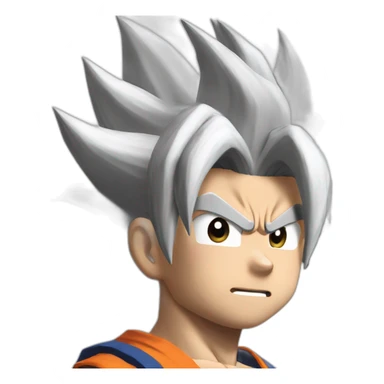 Goku black hair sticker