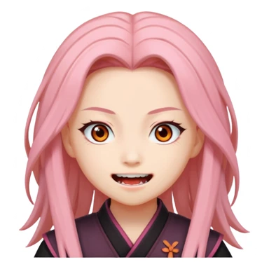 nezuko but bad sticker