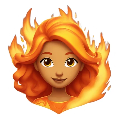 flame princess from adventure time sticker
