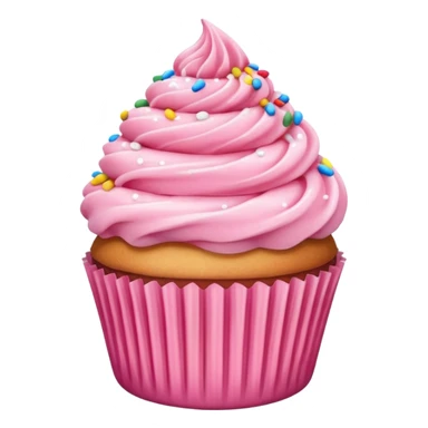 pink cupcake sticker