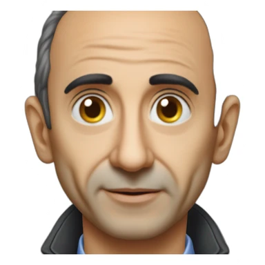 Eric Zemmour who say "Comme c'est bizarre!" sticker