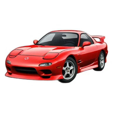 Mazda rx7  sticker