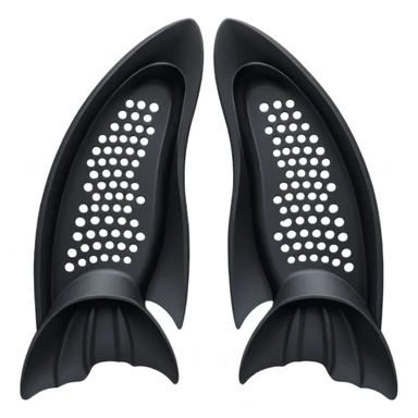 diver fullfoot fins sticker