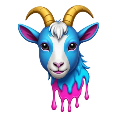 make the word "GOAT" into a hiphop graffiti logo sticker