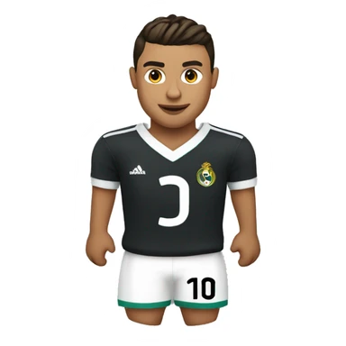 Ronaldo with realmdrid jersey sticker