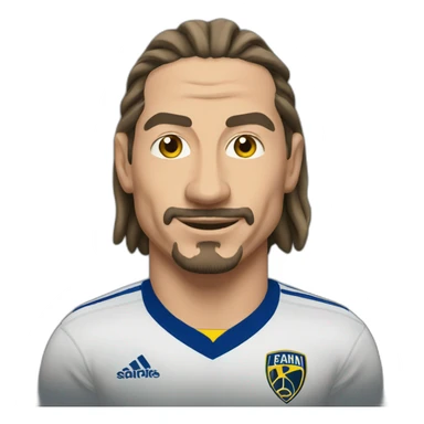 Zlatan-frapper-ballon sticker