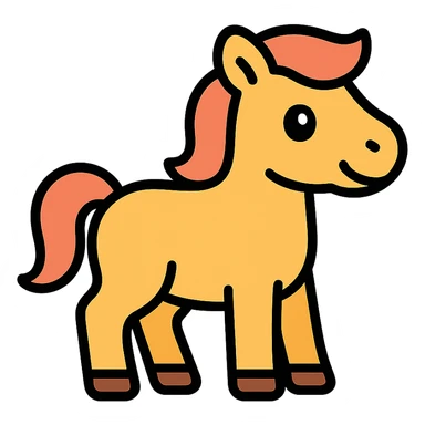 cute little pony sticker