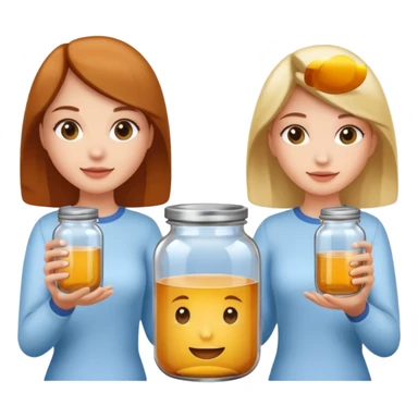  womanPeople Holding Jar sticker