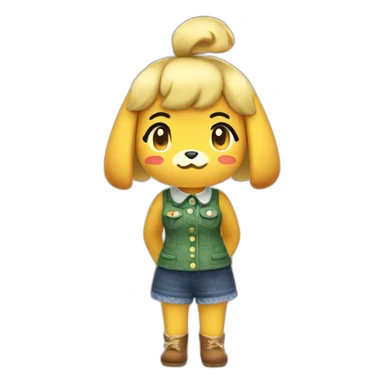 Animal crossing isabelle sticker