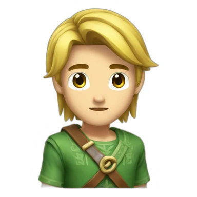 Link from tears of kingdom sticker