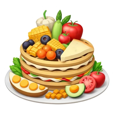emoji for food service sticker
