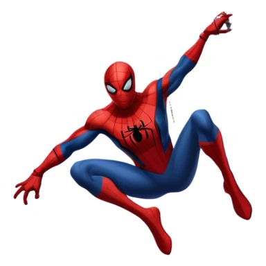 spider-man swinging from the twin towers sticker