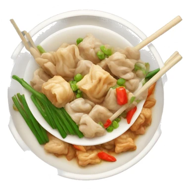 Chinese cuisine sticker