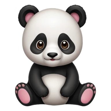 baby panda sticker