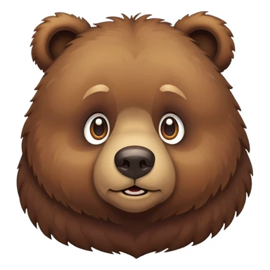 Snuggly bear sticker