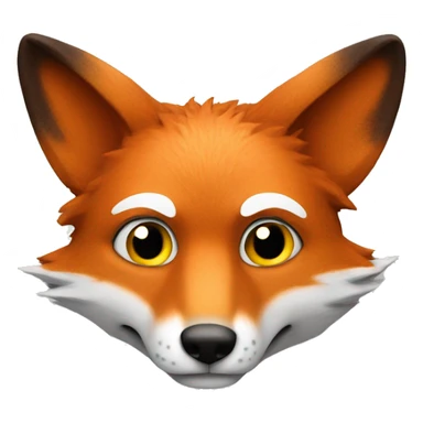 Fuchs mit zigarette sticker