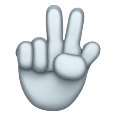 pointing finger paw sticker