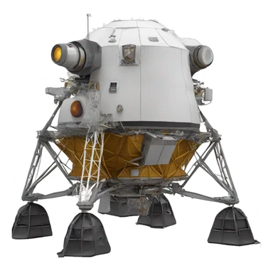 Lunar lander  sticker