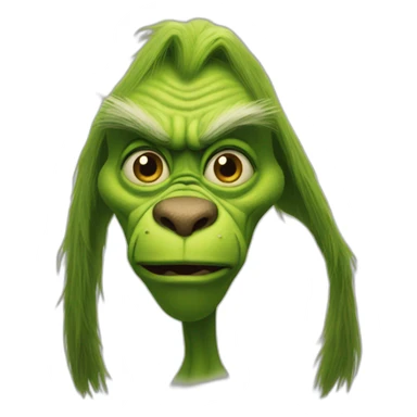 grinch dogon sticker