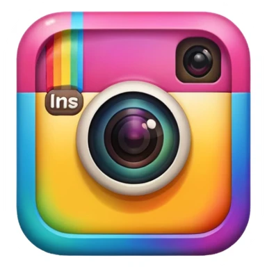 instagram logo emoji text sticker