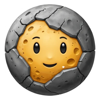 Realistic planet Mercury sticker