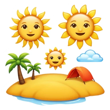 Sunny days ahead sticker