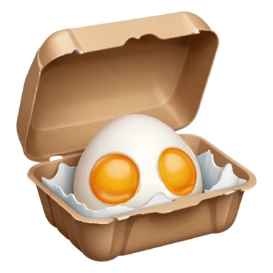 make a egg carton with only one egg inside to represent isolation. make the egg have a sad expression like a sad face with tears to communicate his worry sticker