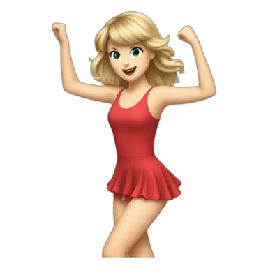 dancing taylor swift sticker
