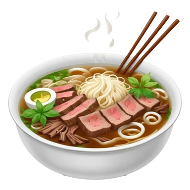 bowl of pho bo sticker
