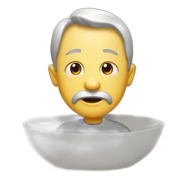 a bowl full of shit sticker